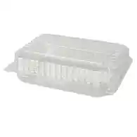 Pojemnik zamykany cukierniczy PET 1400ml 239x168x70 (16/6/50)