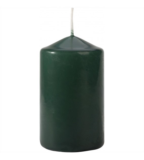 ŚWIECA WALEC BUTELKOWA ZIELEŃ 60x100 (_/6/1)