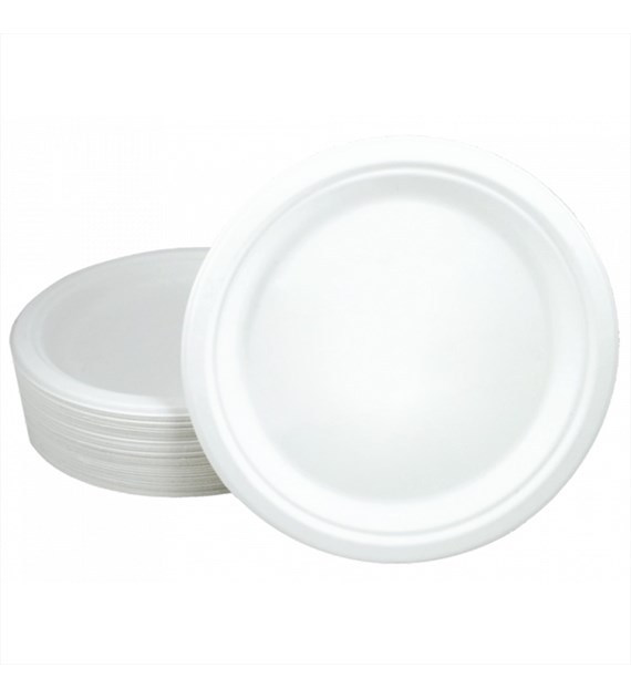 Love Nature talerz z trzciny cukrowej okrągły 26cm (36/10/50)