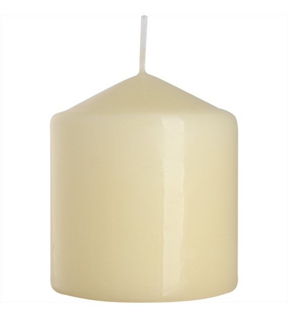 ŚWIECA WALEC ECRU 80x90 (_/6/1)
