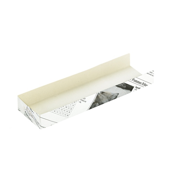 Kartonik HOT-DOG 180x40x19mm nadruk gazeta (50szt)