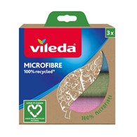 VILEDA Ściereczki mikrofibra 100% recycled (156/12/3)