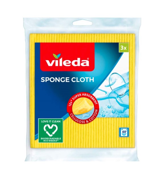 VILEDA Ściereczki SPONGE CLOTH (80/18/3)