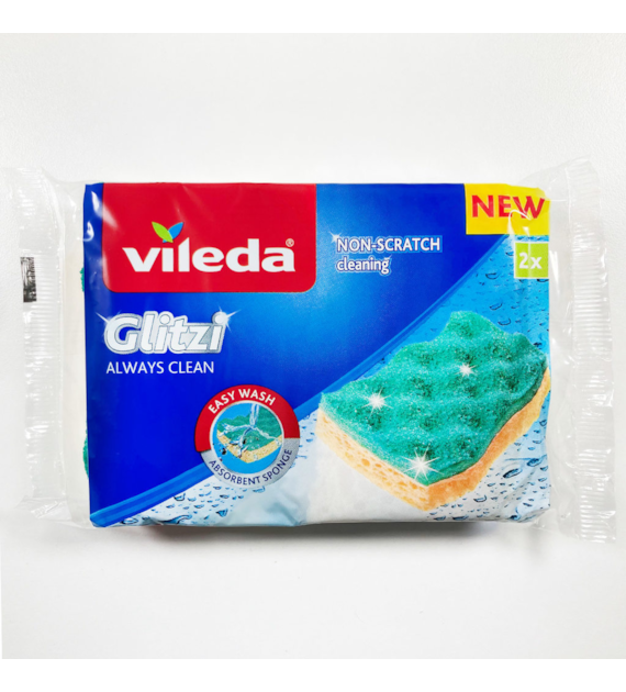 VILEDA Zmywak wiskozowy Glitzi Always Clean (261/16/2)
