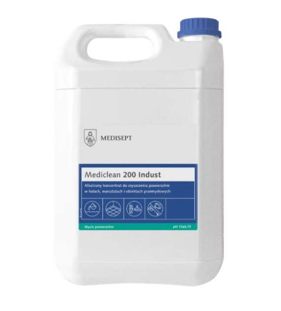 MEDISEPT MEDICLEAN N200 Brud Clean 5L alkaliczny środek do czyszczenia podłóg (_/1/1)