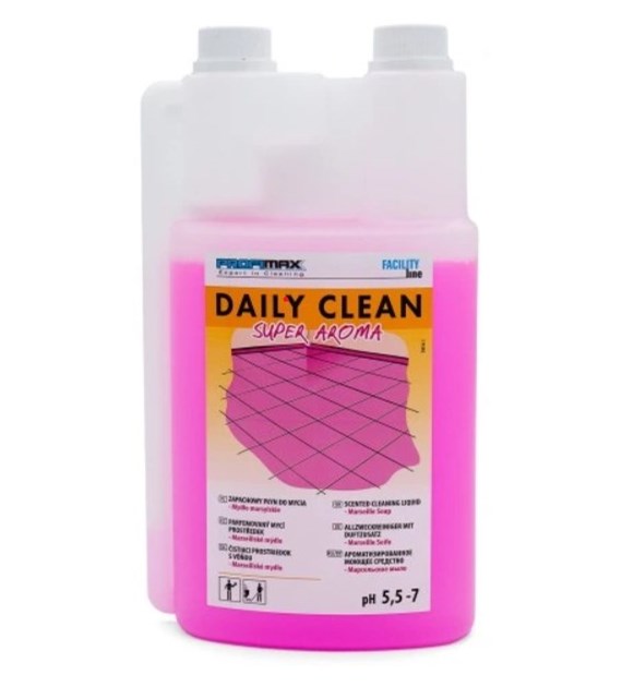 LAKMA DAILY CLEAN SUPER AROMA do zapachowego mycia MYDŁO MARSYLSKIE 1L (384/6/1)