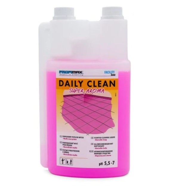 LAKMA DAILY CLEAN SUPER AROMA do zapachowego mycia MYDŁO MARSYLSKIE 1L (384/6/1)