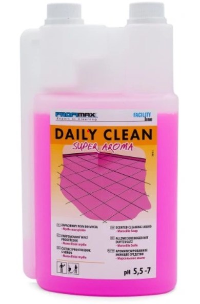 LAKMA DAILY CLEAN SUPER AROMA do zapachowego mycia MYDŁO MARSYLSKIE 1L (384/6/1)
