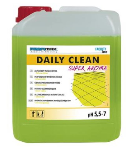 LAKMA DAILY CLEAN SUPER AROMA do zapachowego mycia ZIELONA DOLINA 5L (90/1/1)