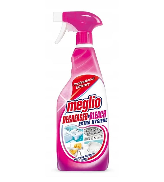 MEGLIO odtłuszczacz + wybielacz w piance spray 750ml (_/12/1)