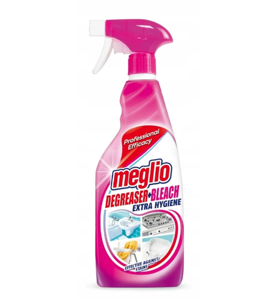 MEGLIO odtłuszczacz + wybielacz w piance spray 750ml (_/12/1)