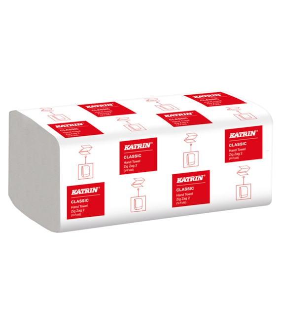KATRIN Ręcznik ZZ 2W biały (20x200) 224mm HANDY PACK (40/1/1)