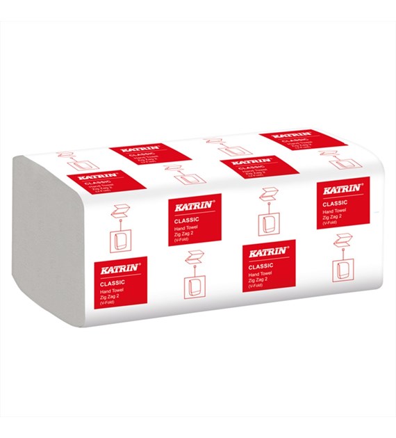 KATRIN Ręcznik ZZ 2W biały (20x200) 224mm HANDY PACK (40/1/1)