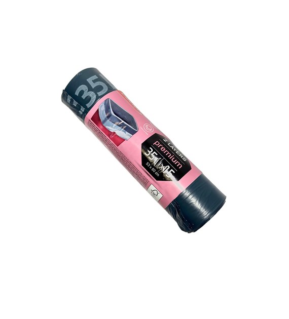 PACLAN WORKI PREMIUM 35L LDPE Z TAŚMĄ (0/30/15)