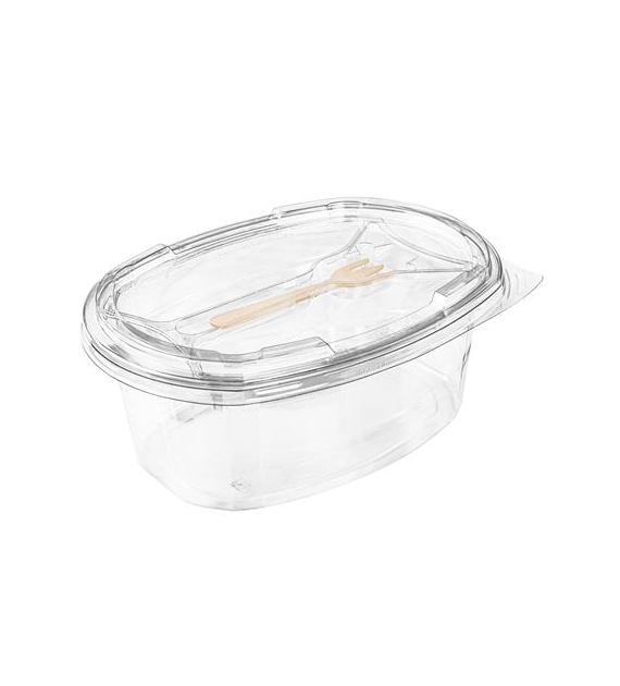 POJEMNIK OWALNY SL1775W 750ml Z WIDELCEM (0/1/300)