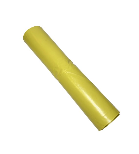 Worki na odpady 160L LDPE żółte ETYKIETA (_/20/10)