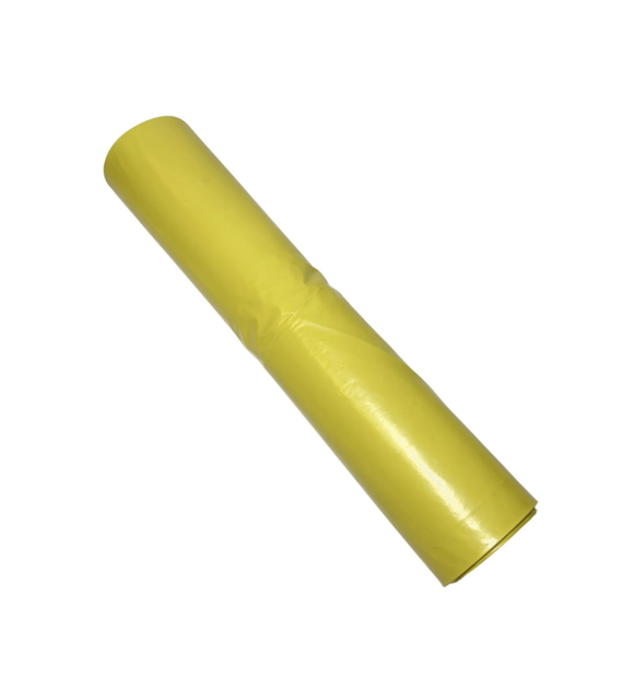 Worki na odpady 160L LDPE żółte ETYKIETA (_/20/10)