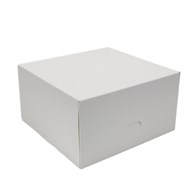 PUDEŁKO DO CIAST ZAMYKANE 220x220x120 BIAŁE (_/12x15/1)