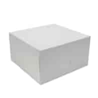 PUDEŁKO DO CIAST ZAMYKANE 220x220x120 BIAŁE (_/12x15/1)