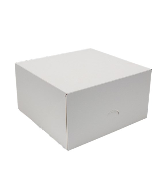PUDEŁKO DO CIAST ZAMYKANE 220x220x120 BIAŁE (_/12x15/1)