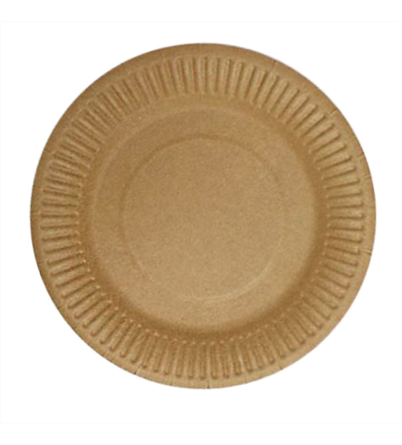 Enjoy Eat&Go talerz papierowy KRAFT 18cm (84/10/100)