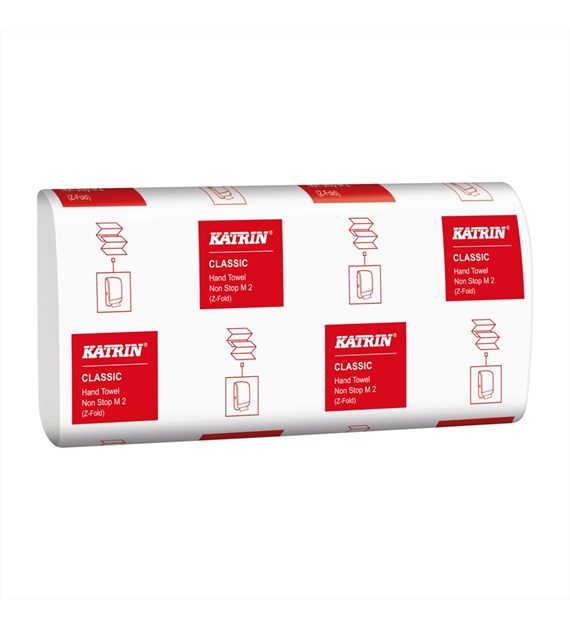 KATRIN Ręcznik ZZ 2W biały (25x160) NON STOP M 203mm (40/1/1)