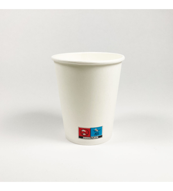 (SUP) Kubek papierowy BIAŁY 200/250ml (60/10/50)