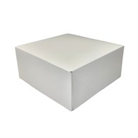 Pudełko klejone białe 28x28x13 zamykane bez okna (_/50/1)