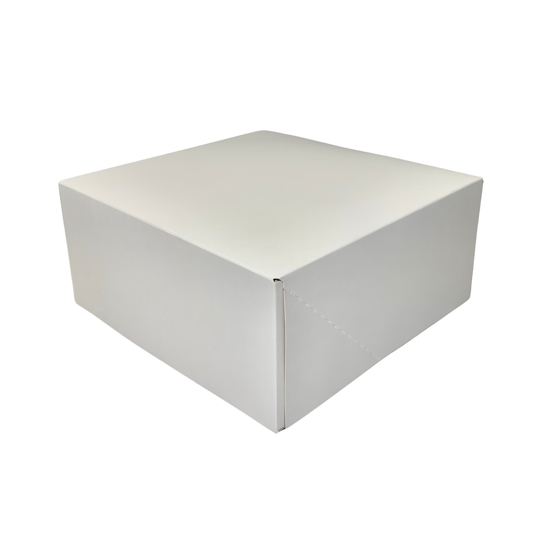 Pudełko klejone białe 28x28x13 zamykane bez okna (50szt/op)