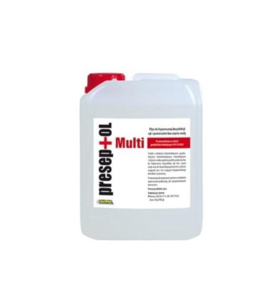 LAKMA PRESEPTOL QV produkt biobójczy do szybkiej dezynfekcji 5L