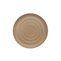 (EKO) TALERZ PAPIEROWY NATURE 28cm BRĄZOWY (72/4/40)