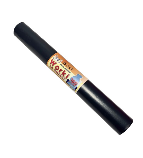 MP Worki na odpady 160 l LDPE 55mic czarne 90x110 (60/12/10)