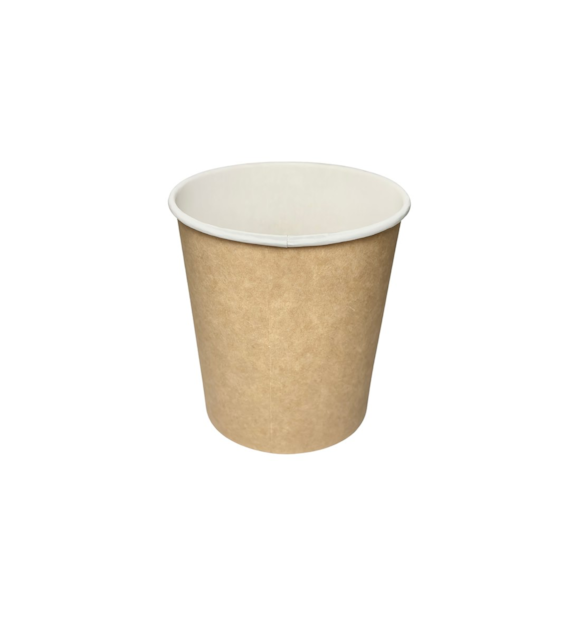 (SUP) Eat&Go Pojemnik okrągły papierowy KRAFT/BIAŁY 115mm 750ml (25/10/50)