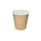 (SUP) Eat&Go Pojemnik okrągły papierowy KRAFT/BIAŁY 115mm 750ml (25/10/50)