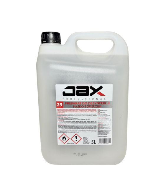 JAX PROFESSIONAL preparat do dezynfekcji powierzchni 5L (44/3/1)