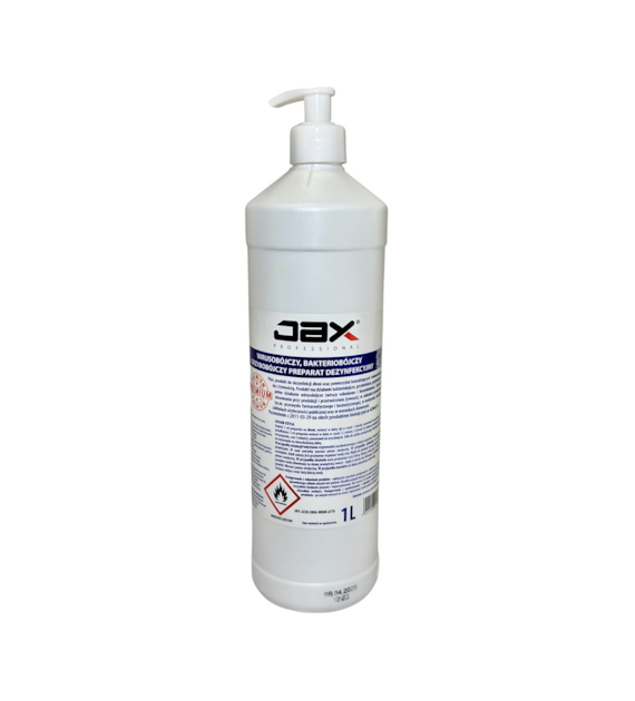 JAX PROFESSIONAL preparat do dezynfekcji rąk 1L (68/8/1)
