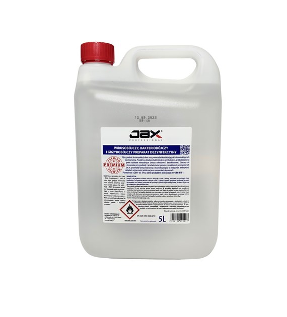 JAX PROFESSIONAL preparat do dezynfekcji rąk 5L (44/3/1)
