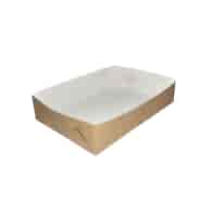 PUDEŁKO CATERING SET BOX BRĄZOWO-BIAŁE 25x35x8cm (0/50/1)