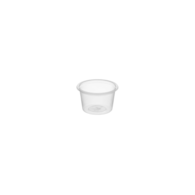 (REUSE) Pojemnik na sos okrągły 80ml TRANSPARENTNY (32/20/100)