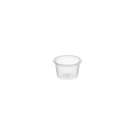(REUSE) Pojemnik na sos okrągły 80ml TRANSPARENTNY (32/20/100)