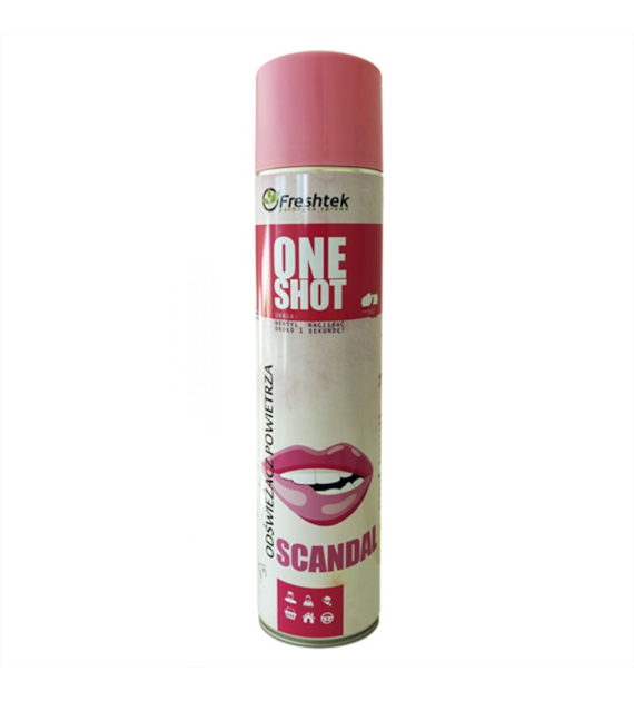 FRESHTEK ONE SHOT Odświeżacz powietrza SCANDAL 600ml (_/12/1)