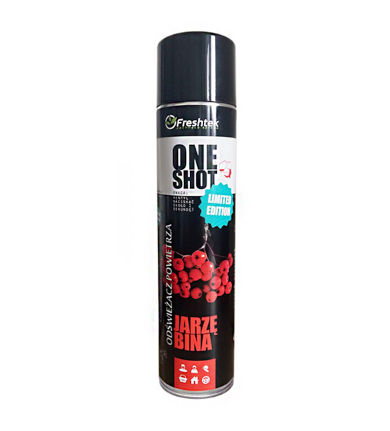 FRESHTEK ONE SHOT Odświeżacz powietrza JARZĘBINA 600ml (_/12/1)
