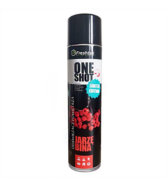 FRESHTEK ONE SHOT Odświeżacz powietrza JARZĘBINA 600ml (_/12/1)