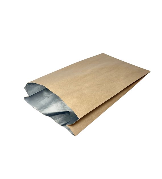 Torba szara termiczna z alu 180x65x330 KURCZAK brązowa (1000szt)