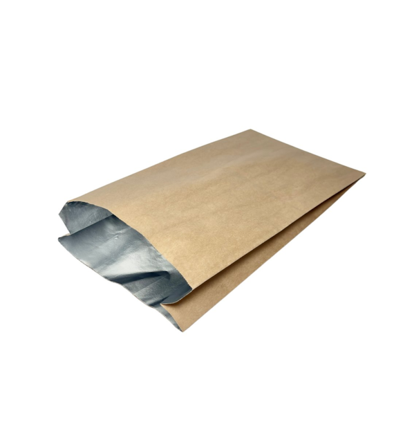 Torba szara termiczna z alu 180x65x330 KURCZAK brązowa (1000szt)