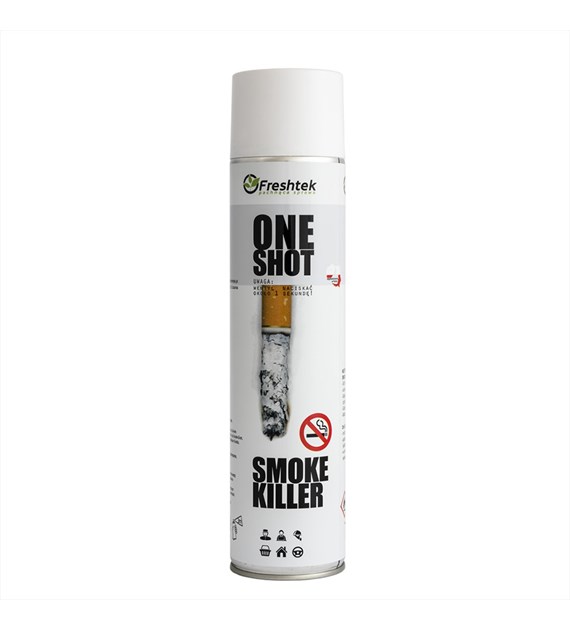FRESHTEK ONE SHOT Neutralizator dymu papierosowego SMOKE KILLER 600ml (_/12/1)