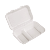 (EKO) Love Nature menubox z trzciny cukrowej półobiad dwudzielny 230x150 (40/4/50)