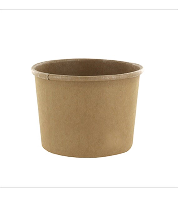 Pojemnik papierowy okrągły na zupę 475ml kraft (21/10/50)
