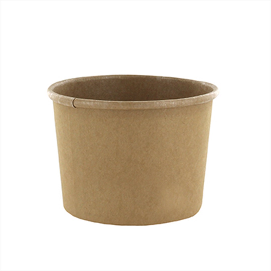 Pojemnik papierowy okrągły na zupę 475ml kraft (21/10/50)