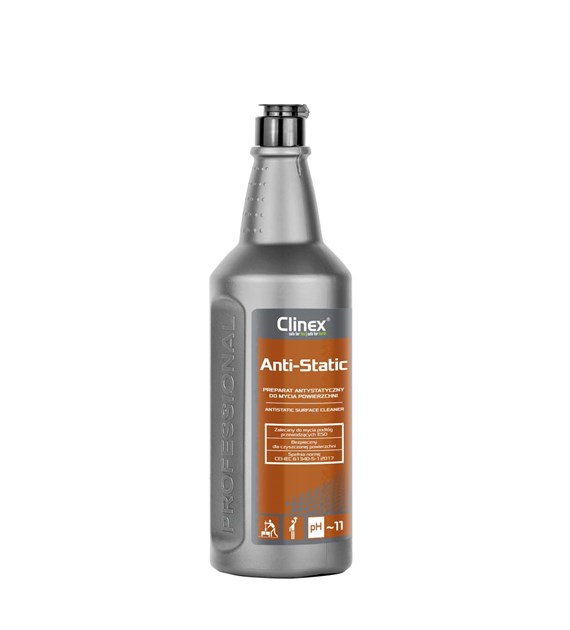 CLINEX ANTI-STATIC Preparat antystatyczny do mycia powierzchni 1L (76/6/1)